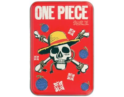 One Piece hrací karty (plechový box)