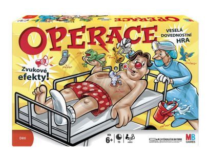 Hasbro 40198 - Operace - veselá dovednostní hra