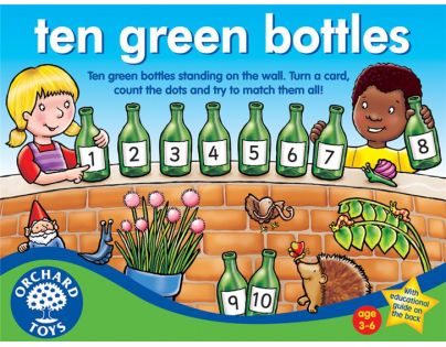 Orchard Toys Hra Deset zelených lahví