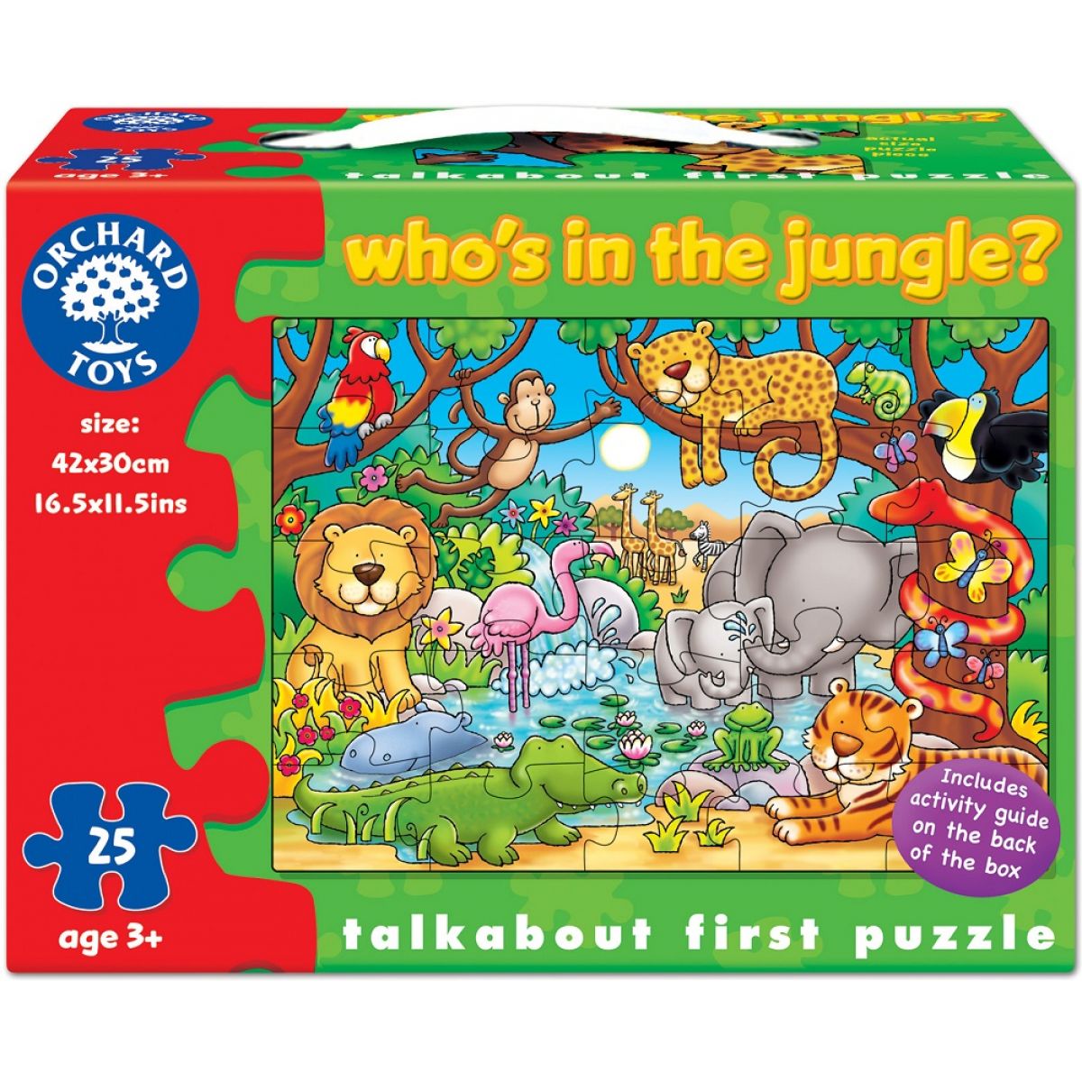 Orchard Toys Puzzle Kdo žije v džungli? 25 dílků