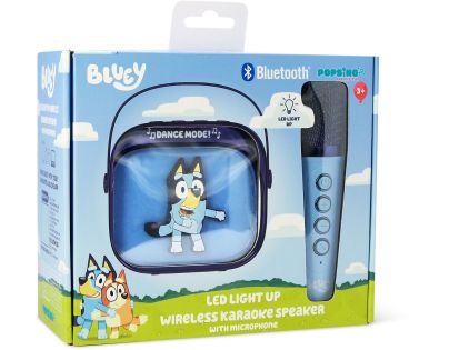 OTL Technologies Bluey PopSing LED Karaoke Speaker with Mic