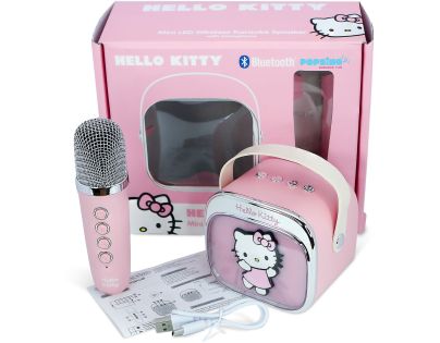 OTL Technologies Hello Kitty PopSing LED Karaoke Speaker with Mic
