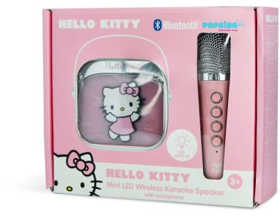 OTL Technologies Hello Kitty PopSing LED Karaoke Speaker with Mic