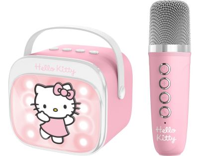 OTL Technologies Hello Kitty PopSing LED Karaoke Speaker with Mic