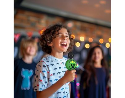 OTL Technologies Minecraft PopSing LED Karaoke Mic