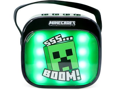 OTL Technologies Minecraft PopSing LED Karaoke Speaker with Mic
