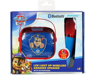 OTL Technologies PAW Patrol PopSing LED Karaoke Speaker with Mic