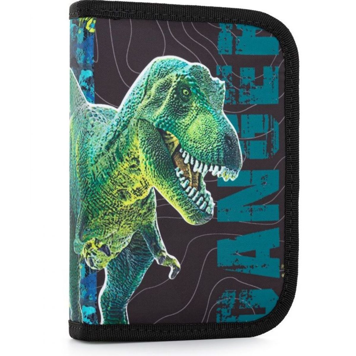 Oxybag Penál 1 patro 2 chlopně, prázdný Premium Dinosaurus