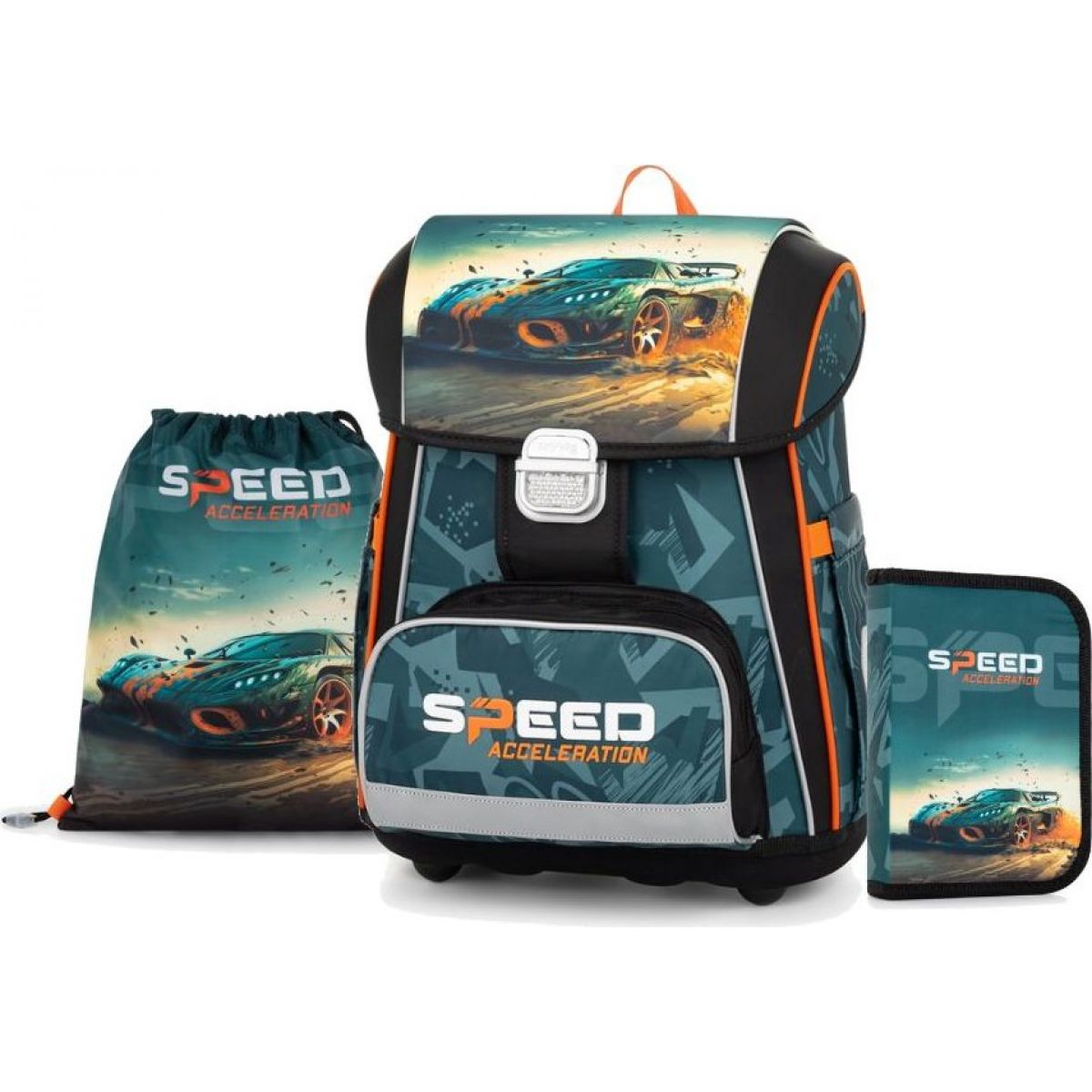 Oxybag Školní set 3 ks Premium auto