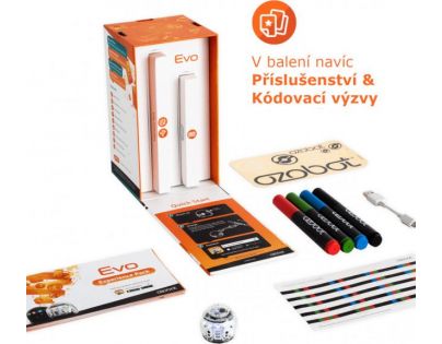 Ozobot EVO programovatelný robot bílý