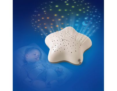 Pabobo Musical Star projektor bat Beige Hippo