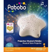 Pabobo Musical Star projektor bat Beige Hippo 6