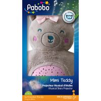 Pabobo musical Star projektor baterie Teddy Girl 3