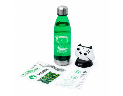 Paladone Dárkový set XBOX láhev, samolepky a světlo