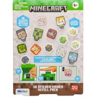 Paladone Minecraft 3D sada na výrobu samolepek - náhradní set 2