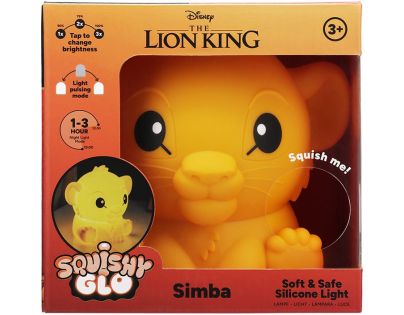 Paladone Simba světlo SquishyGlo silikonové - Poškozený obal