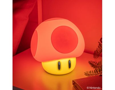 Paladone Super Mario Světlo SquishyGlo houba