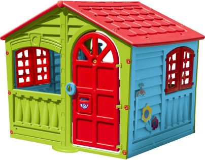 Palplay Domeček House of Fun - Zeleno-modrý - Poškozený obal