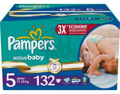 Pampers Active Baby 5 Junior 132ks