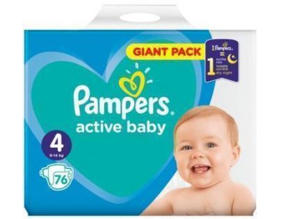 Pampers Active Baby Giant Pack 76 ks