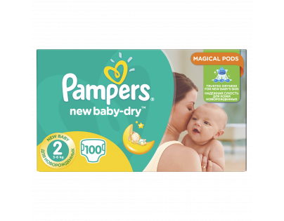Pampers New Baby Giant Pack S2 100ks
