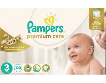 Pampers Premium Care 3 Midi 120ks