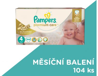 Pampers Premium Care 4 Maxi 104ks