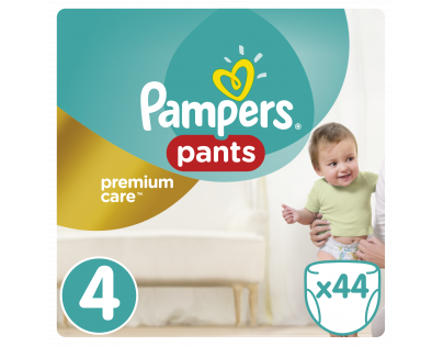Pampers Premium kalhotkové plenky Value Pack S4 44ks
