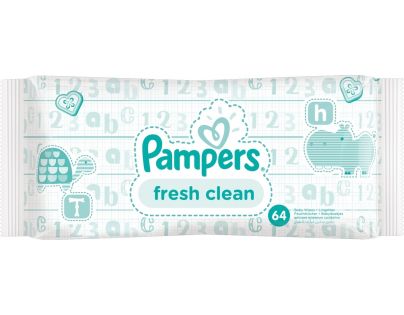 Pampers Ubrousky Baby Fresh Clean 4 x 64ks