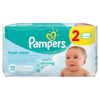 Pampers ubrousky Fresh Clean 2 x 64 ks 2