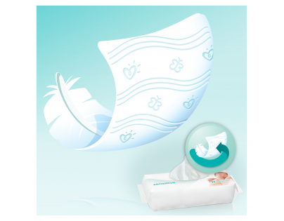 Pampers ubrousky Sensitive 6 x 56 ks