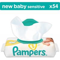 Pampers Ubrousky Sensitive New Baby 54ks 2