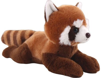 Panda červená ležící 26 cm