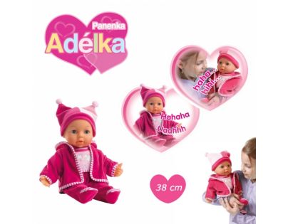 Panenka Adélka miminko s funkcemi 38 cm