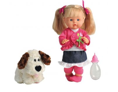 Panenka Nena mluvící s pejskem 36 cm - Poškozený obal