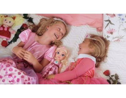 Panenka princezna Růženka plast 35 cm česky mluvící - Poškozený obal