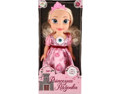 Panenka princezna Růženka plast 35 cm česky mluvící - Poškozený obal