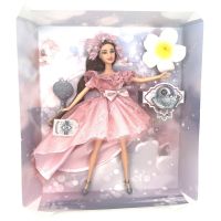 Panenka, růžové šaty 3 2