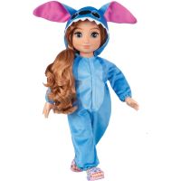 Panenka s dlouhými vlasy 45 cm v oblečení Stitch