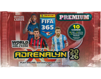 Panini FIFA 365 2025-2026 Adrenalyn karty Premium packet