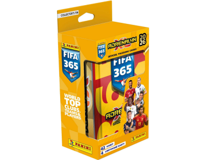 Panini FIFA 365 2025-2026 Adrenalyn plechová krabička hranatá - Poškozený obal
