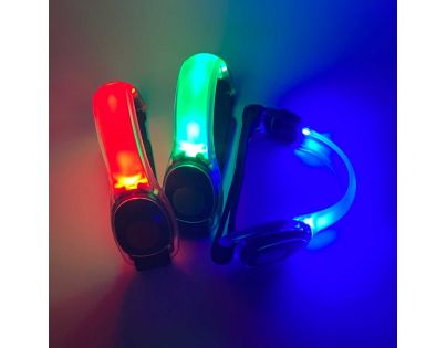 Páska na ruku s LED světlem zelený