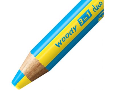 Pastelka, vodovka & voskovka v jednom - STABILO woody 3 in 1 duo - dvoubarevná tuha - 10 ks sada s ořezávatkem Pastelka, vodovka & voskovka v jednom - STABILO woody 3 in 1 duo - dvoubarevná tuha - 10 ks sada s ořezávatkem