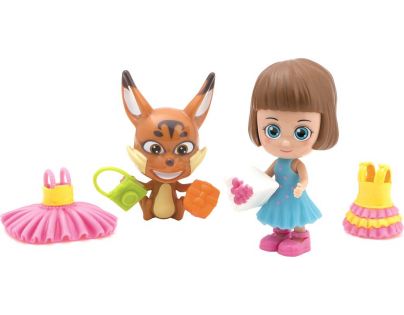 Paula & Friends panenka s doplňky a zvířátkem lišák