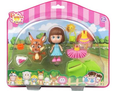 Paula & Friends panenka s doplňky a zvířátkem lišák