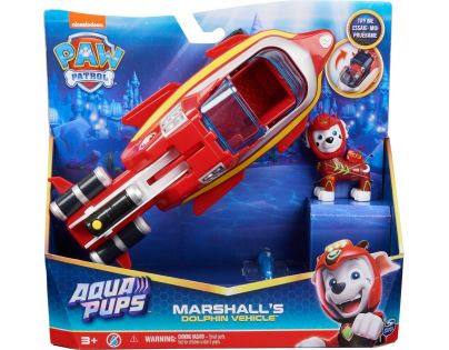 Spin Master Tlapková patrola Aqua vozidla s figurkou Marshall