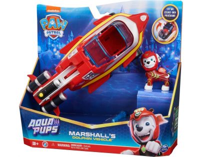 Spin Master Tlapková patrola Aqua vozidla s figurkou Marshall