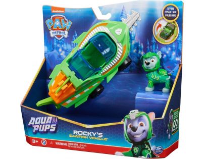 Spin Master Tlapková patrola Aqua vozidla s figurkou Rocky