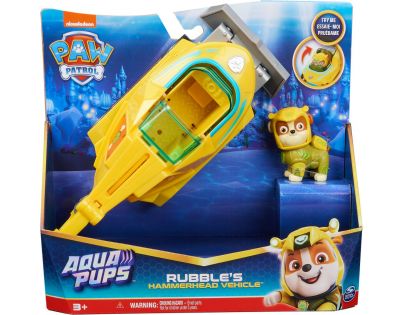 Spin Master Tlapková patrola Aqua vozidla s figurkou Rubble