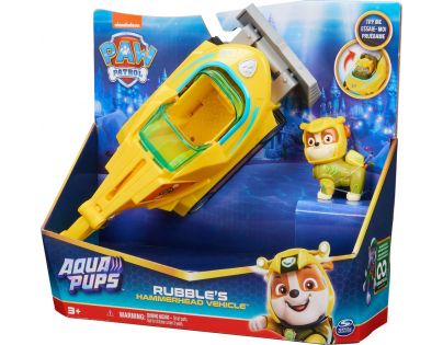 Spin Master Tlapková patrola Aqua vozidla s figurkou Rubble